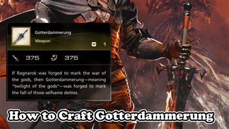 ff16 götterdämmerung|FF16: How to craft Gotterdammerung, FFXVI’s。